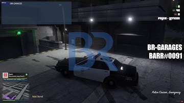 BR-Garages | Advanced FiveM Police Garages System (Showcase)
