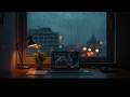 Rainy Night Desk | 8 Hours Soft Rain for Focus & Sleep | No Music