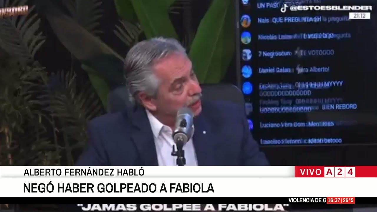 🚨REAPARECIÓ ALBERTO FERNÁNDEZ Y NEGÓ ACUSACIONES DE VIOLENCIA