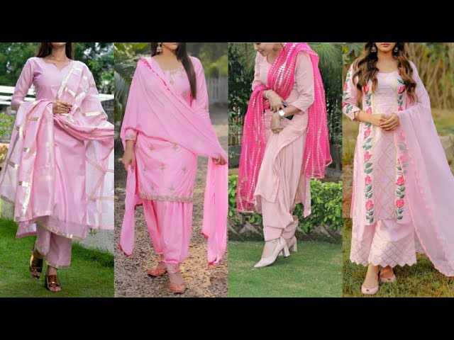 Baby Pink Punjabi Suit | Pink suits women, Stylish dresses for girls,  Patiala suit designs