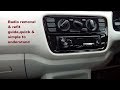 Seat Mii Radio Removal