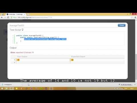 CodeJudge - Solving an exercise with Eclipse