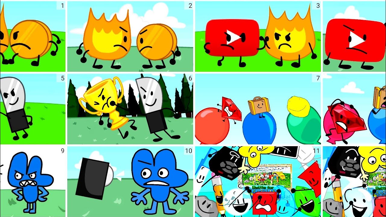 Bfdi Battle Inanimate Insanity Battle Bfb Battle Old Vs New | Sexiz Pix