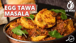 Egg Tawa Masala Recipe | Anda Masala | Egg Curry Recipes | Cookd screenshot 1