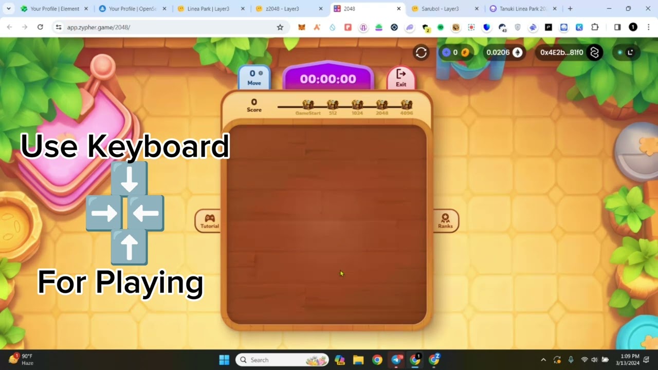 Linea Park Week-4: Zhyper Game & Tanukiverse LXP Task Live (2,3)