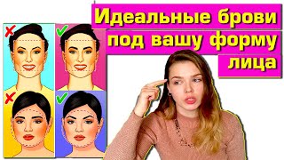 БРОВИ И ФОРМА ЛИЦА - как это работает?