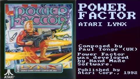 The Best Atari Lynx Music: Power Factor Theme by Paul Tonge