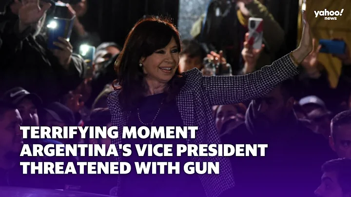 Terrifying moment Argentina's Vice President threa...