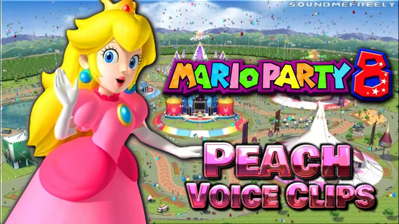 All Princess Peach Voice Clips • Mario Party 8 • Nintendo Wii • Voice
