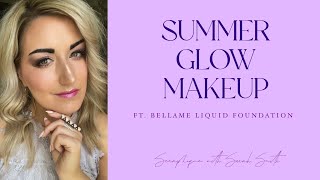 Summer Glow Makeup featuring Bellame Flawless Radiance Foundation