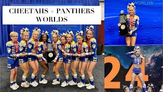 Cheetahs + Panthers WORLDS Vlog | Competition + Practice + Showoffs