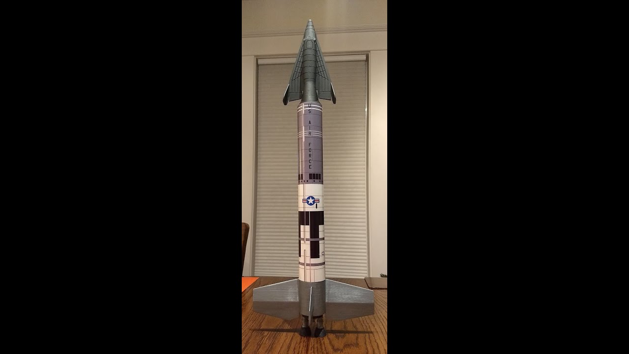 Titan II Dyna-Soar flying model rocket - YouTube