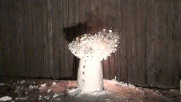 Exploding snowman in Slowmotion... winter sucks :D