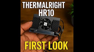 FIRST LOOK! Thermalright HR-10 2280 PRO Digital Active Display| Active Cooling for Gen 5 NVMe SSD