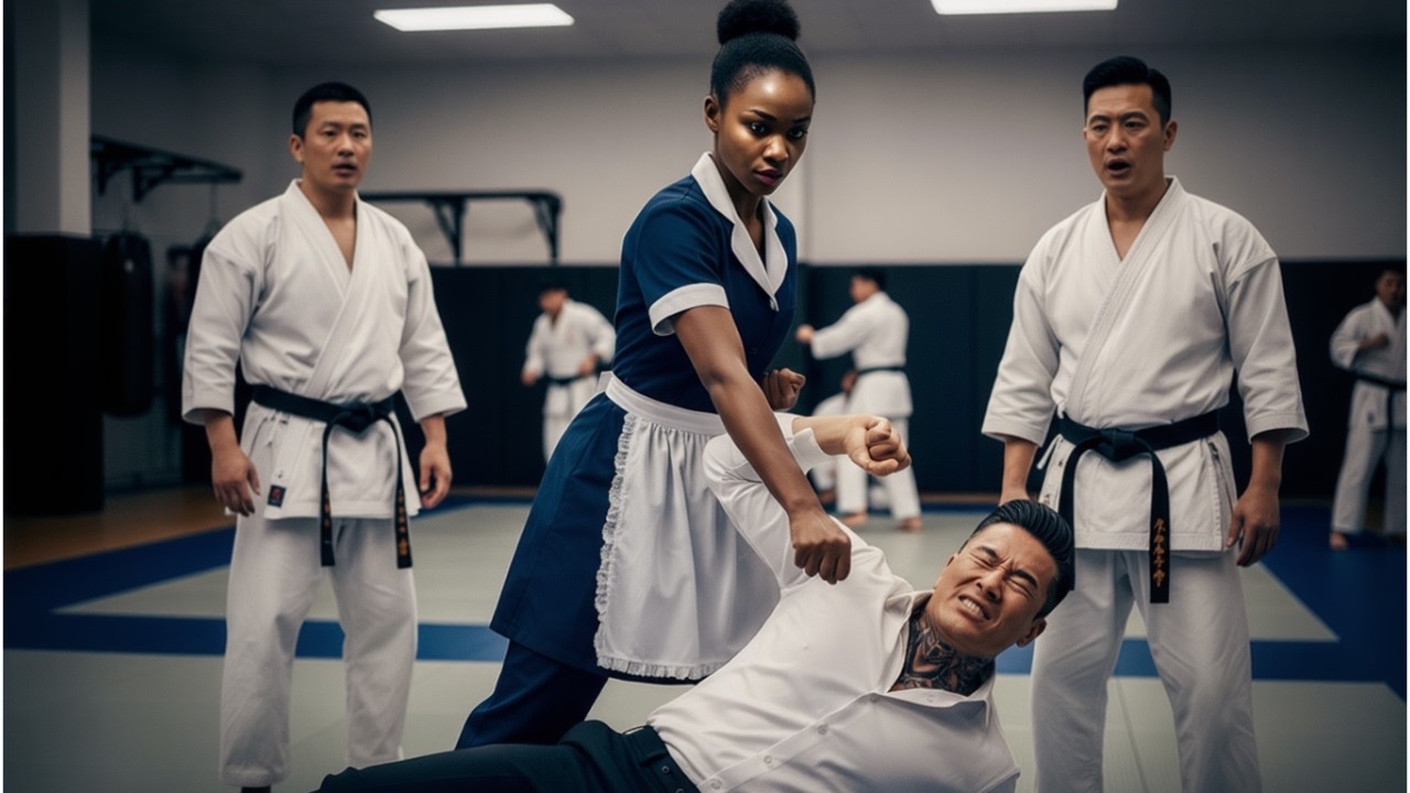 Глава китайской мафии в шутку предложил чернокожей горничной подраться — он этого не ожидал.