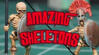Amazing Skeleton warriors for tabletop gaming