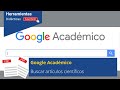 Google Académico: Buscar Artículos Científicos