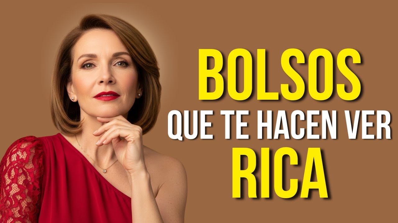 5 BOLSOS Elegantes que te hacen ver rica al instante 60+