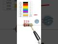 220 ohm resistor colour code trick #vairal #elctonil