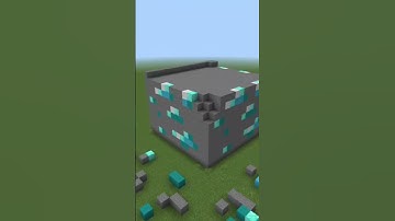Diamond Block in Minecraft 🎉🎉 #shorts #minecraft