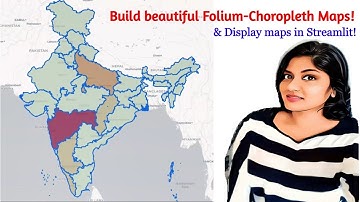 How to Build choropleth map in Python | Streamlit Tutorial #3 | Data Driven Maps With Python Folium