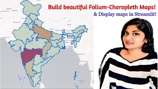 How to Build choropleth map in Python | Streamlit Tutorial #3 | Data Driven Maps With Python Folium screenshot 4