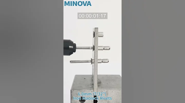 MINOVA Rivet Tool. ( 6.0mm (7/32") Iron Maolock Rivets) #relaxing #asmr #rivet