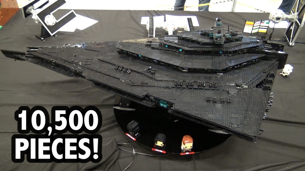 har taget fejl egetræ Hvornår Giant LEGO Star Wars Resurgent-Class Battlecruiser Finalizer! - YouTube