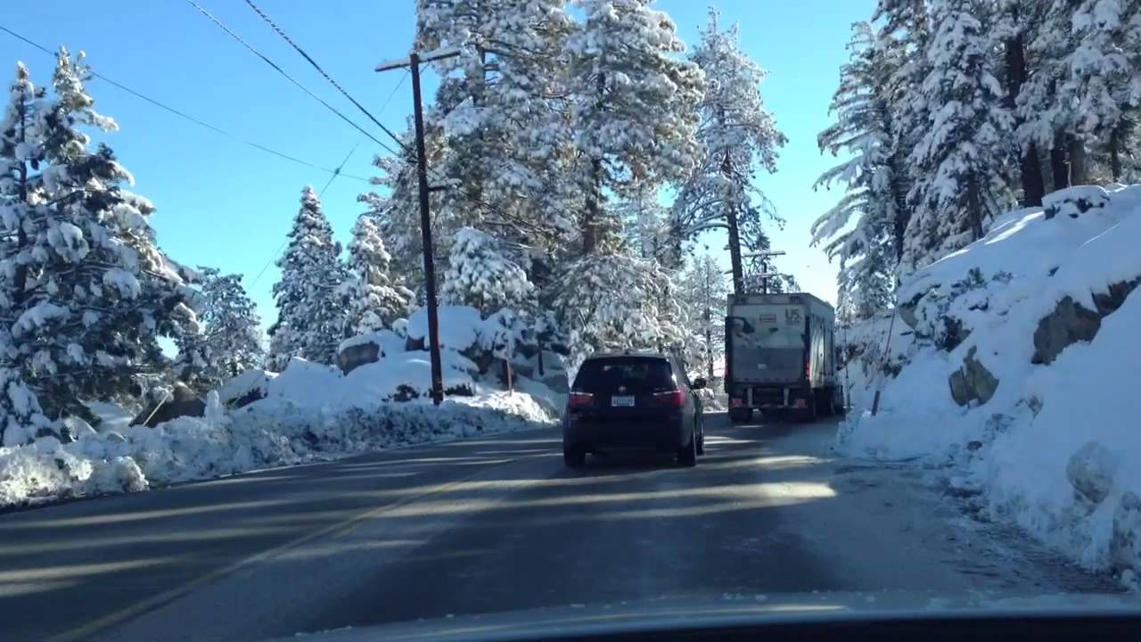 Big Bear Lake Snow YouTube