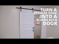 Double Opening Barn Swinging Closet Door