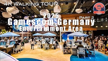 Gamescom 2025 Walking Tour Entertainment Area Part2 #gamescom #games #walkingtour