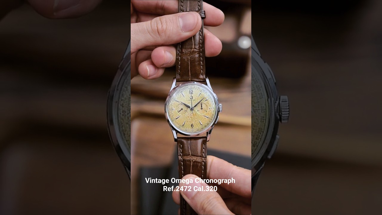 Vintage Omega Chronograph Ref.2472 Cal.320 - A Classic Mechanical Timekeeper from the Golden Era