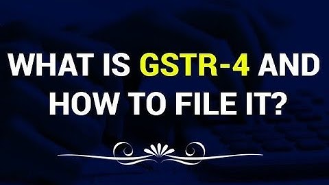 GSTR-4 Return for Composition Dealer. How to file with offline utility.(GST)