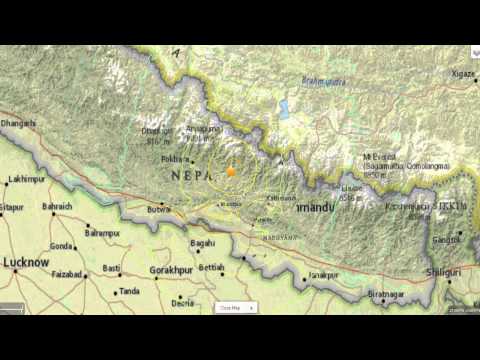 Major Earthquake Hits Kathmandu, Nepal. Tremors Across Northern India