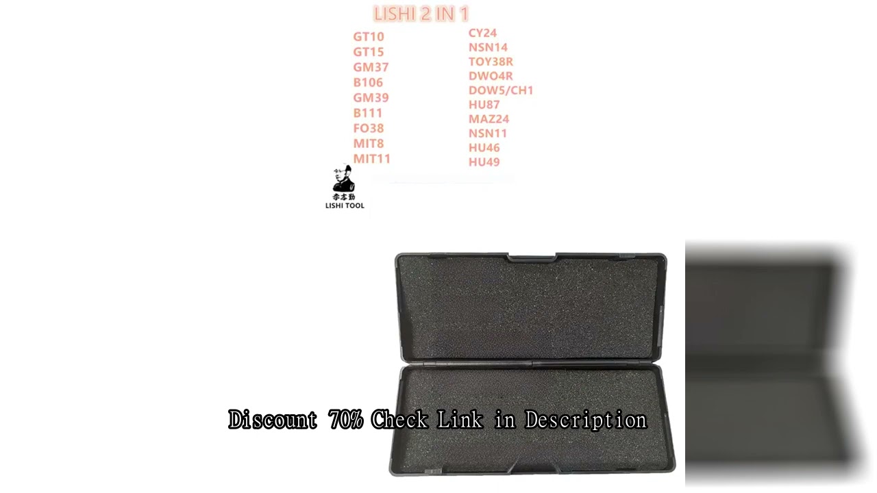 lishi 2 in 1 tool GT10 GT15 GM37 B106 GM39 B111 FO38 MIT8 MIT11 CY24 NSN14 TOY38R DWO4R DOW5/CH1 HU8