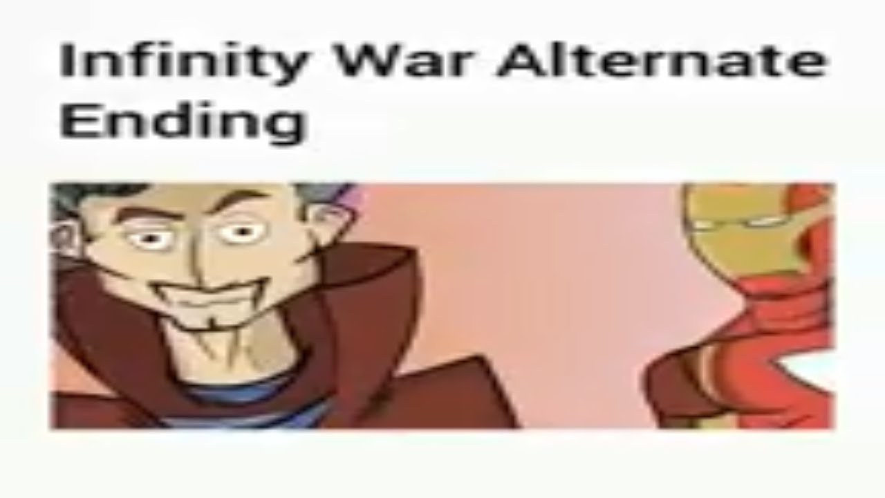 The Avengers: Infinity War Alternate Ending || Funny Video || 1 Min Videos - YouTube