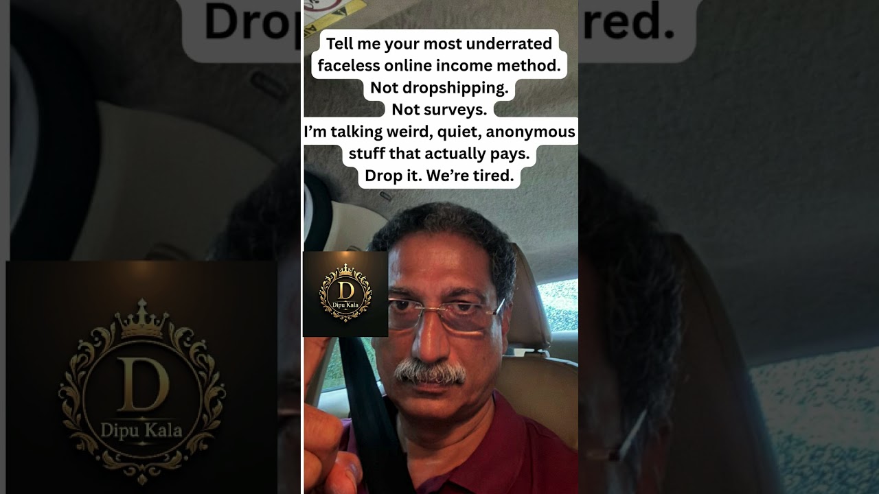 🎭 “Faceless Income Secrets Nobody Talks About (Make Money Without Showing Your Face!)”