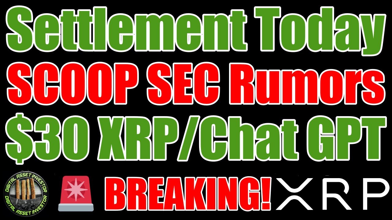 Ripple / Kraken Settlement Rumors & XRP Chat GPT Valuation
