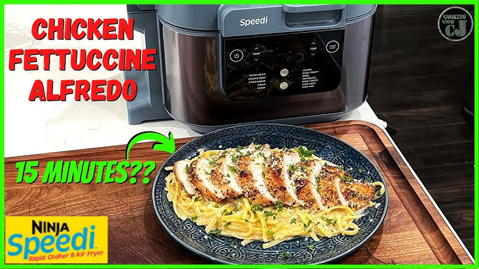 ALL NEW NINJA SPEEDI RAPID COOKER AND AIR FRYER! Unboxing and First Look! 