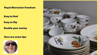 Royal Worcester Evesham easy to find, easy to flip, double your money. #reseller #auction #profit