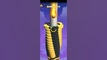 Helix stack jump level 34 #shorts #funny #gaming #anime #short