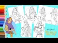 Coloring Disney Princess Aurora in Different Outfits - Sleeping Beauty Coloring Pages