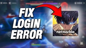 How To Fix Solo Leveling Arise Login Error | Final Solution
