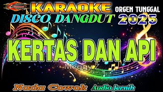 KARAOKE DISCO DANGDUT || KERTAS DAN API (Nada Cowok) Mansyur S