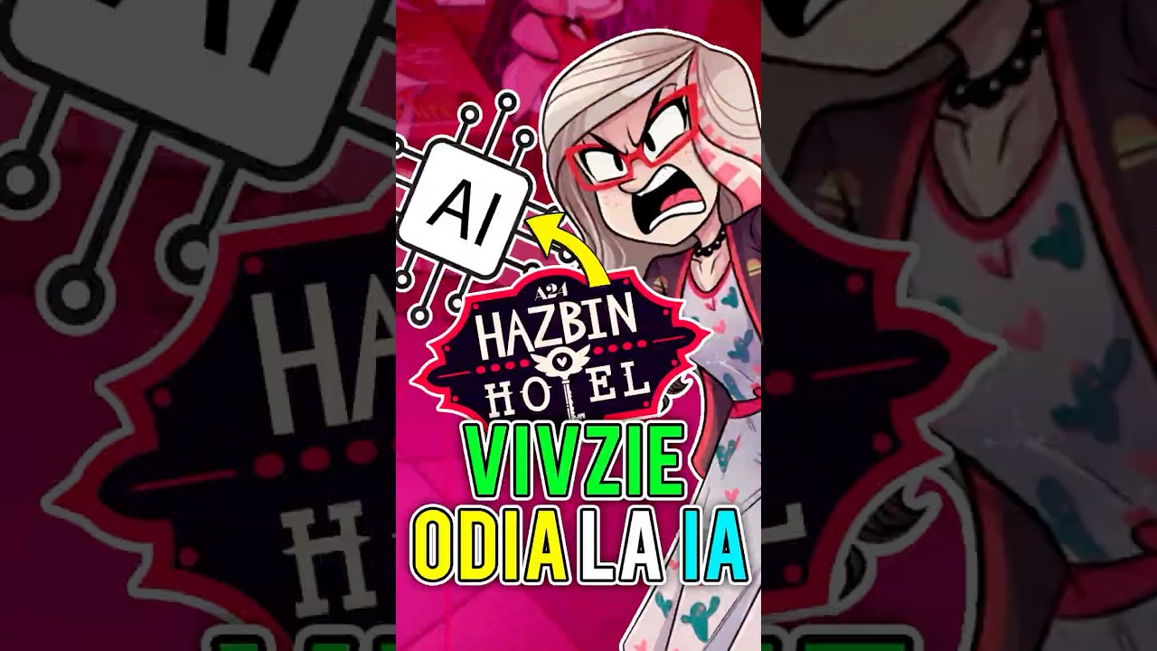 VIVZIEPOP ODIA LA INTELIGENCIA ARTIFICIAL en HAZBIN HOTEL  #hazbinhotel #helluvaboss
