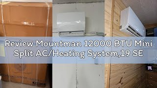 Review Mountman 12000 BTU Mini Split AC/Heating System,19 SEER2 110/120V Energy Efficient Ductless I Wealth