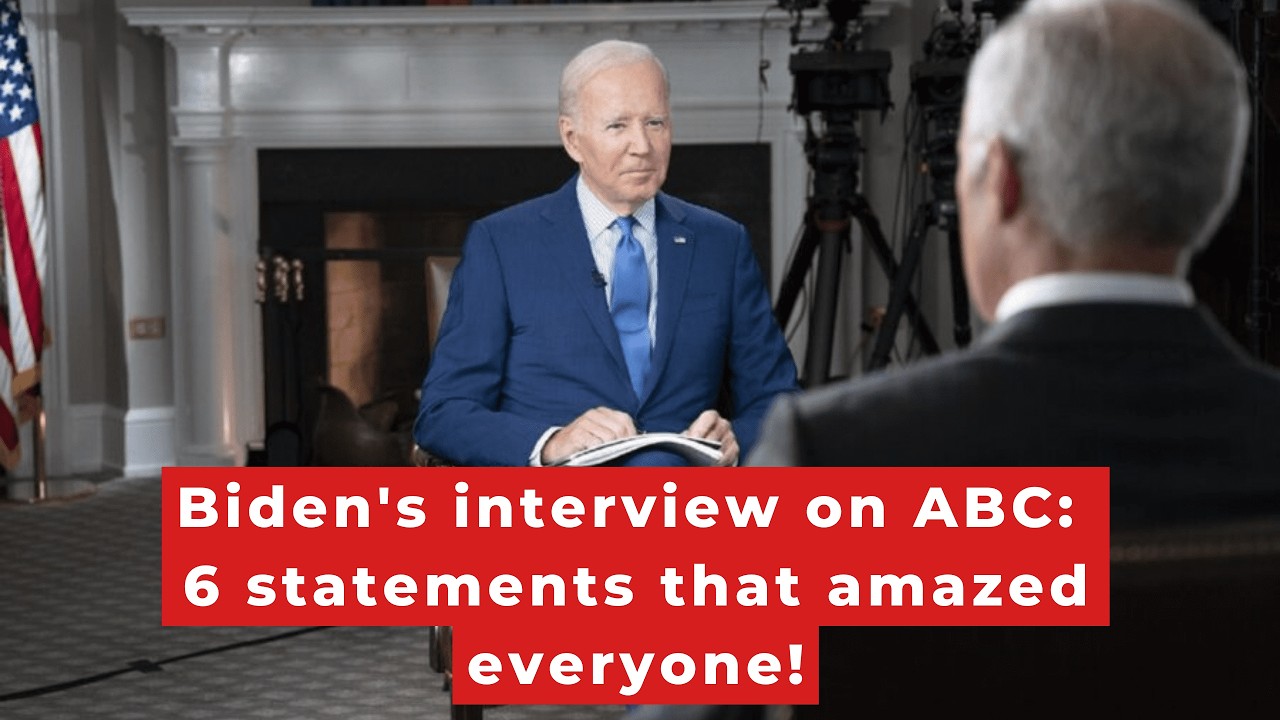 6 громких заявлений из важного интервью Байдена телеканалу ABC!