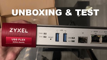 Zyxel ZyWALL Netzwerk-Sicherheit/UTM Firewall Appliance | USGFLEX200 | Unboxing und Test