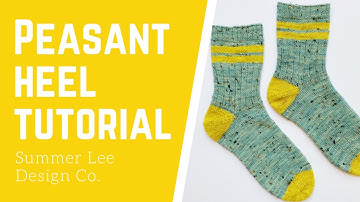 Peasant Heel Construction: Placing the Waste Yarn