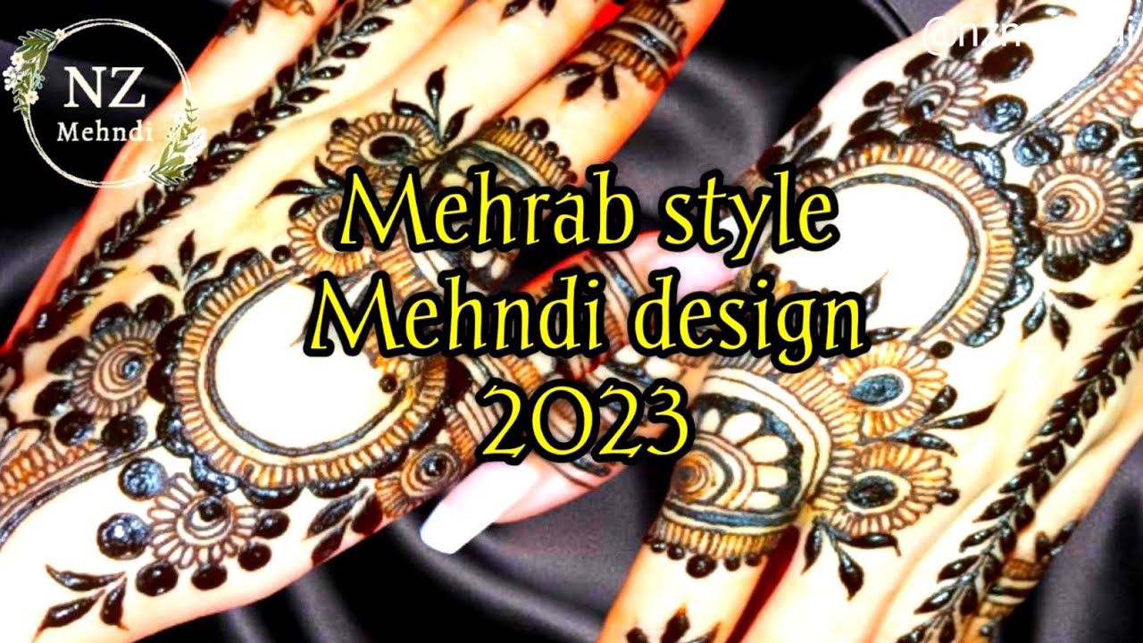 Mehrab style Mehndi design 2023 | Beautiful Mehrab style Mehndi ...